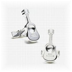 Sterling Guitar Cufflinks
