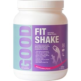 Good Strawberry Fit Shake with Hemp Protein 500g