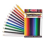 Melissa & Doug Jumbo Triangular Colored Pencils (Set Of 12)