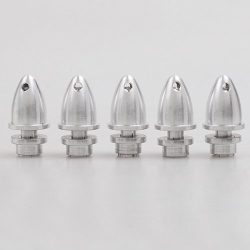 Andoer 5pcs 5.0mm RC Aluminum Bullet Propeller Adapter Holder for Brushless Motor Prop