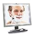 Deluxe LED Fogless Shower Mirror with Squeegee by ToiletTree Products. Guaranteed Not to Fog, Designed Not to Fall. 20% Larger Than Our #1 Selling Original Mirror.