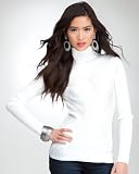 411FRDFMVLL. SL160  Wavy Ribbed Turtleneck Top   EGRET (L)