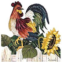 Rooster Peel & Stick 14 Kitchen Wall Stickers Decal Appliques