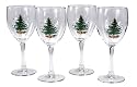 Nikko Ceramics Christmas Glass Goblet - Set of 4