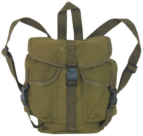 Canvas German Style Alpine Rucksack MINI - Military Spec - Unisex - Olive