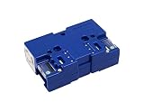【寺田電機製作所】 ブロックコンセント 2分岐(青) 10個入り XYZ80002BL-J10