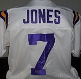 Bert Jones Signed LSU Tigers White Jersey