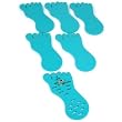 6 Toe Ring Holders Green Foam Foot Body Jewelry Display