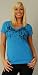Gentle Fawn, Rome Tee, Mosaic Blue, Large