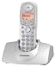 Panasonic - KX-TG1100FRS Telephone sans fil DECT - Repertoire 50 noms Decroche automatique - Ecran retro eclaire Compatible avec presentation N