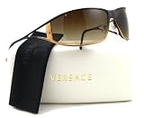 AUTHENTIC VERSACE SUNGLASSES 2040 GOLD BLACK 1166/13