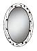 Home Décor Innovations 202433 Bella Iron Leaf Scroll Oval Mirror