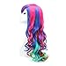 Leiwo Wavy Wigs,31.5 inch Long Curly Wig with Wig Cap for Cosplay,Halloween Party