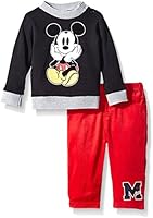Disney Baby Boys' Mickey Mouse 2 Piece Sweater Set