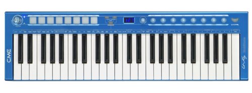 Childrens Toyshop  Musical Instruments : CME Blue Computer Music KeyboardController and Portable Keyboard with Built-in Speakers, sounds and Rhythyms (Ukey)