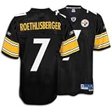 Ben Roethlisberger Black Reebok NFL Premier Pittsburgh Steelers Jersey - Medium