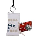"Navy Deco" Camera Carry Sleeve For Use With Nikon COOLPIX S3100, COOLPIX S ....