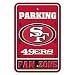 NFL San Francisco 49Ers Plastic Parking Sign