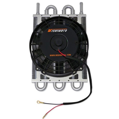 Mishimoto MMOC-F Heavy Duty Transmission Cooler with Electric Fan On Sale