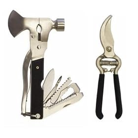 Brook and Hunter Combo-MT-BL-MIX Premium 2-Piece Combo Kit With Mo-Tool Axe Garden Multi-Tool and... by Brook & Hunter