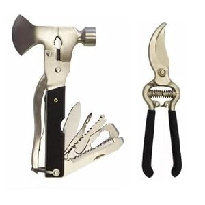 Brook and Hunter Combo-MT-BL-MIX Premium 2-Piece Combo Kit With Mo-Tool Axe Garden Multi-Tool and... by