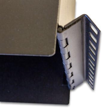 Navepoint 4U Wallmount Open Frame Wall Cabinet Telcom Rack Bracket Hinged For Patch Panel Black