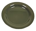 Melamine-Suppenteller oliv