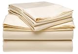Pike Street 300-Thread-Count Egyptian Cotton Jacquard King Sheet Set, Ivory