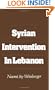 Syrian Intervention in Lebanon