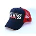 Search : Ole Miss Mesh Back Trucker 2 Adjustable Cap in navy and red