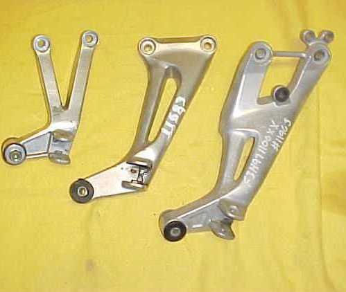 1992 Suzuki GSXR 1100 Gsx-r 1100 Right Rear Footpeg Bracket