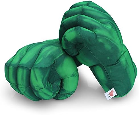 New Arrival Hulk Smash Hands Plush Gloves Performing Props Toys 33cm