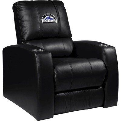 Home Theater Recliner with MLB Logo Panel Team: Colorado Rockies