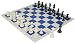 Value Club Pieces & Vinyl Rollup Chess Board - Blue