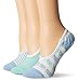 Sperry Top-Sider Women's Anchor Stripes Canoe Liner No Show Sock 3-pack
