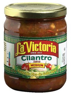La Victoria Salsa Cilantro Medium - 12 oz by La Victoria