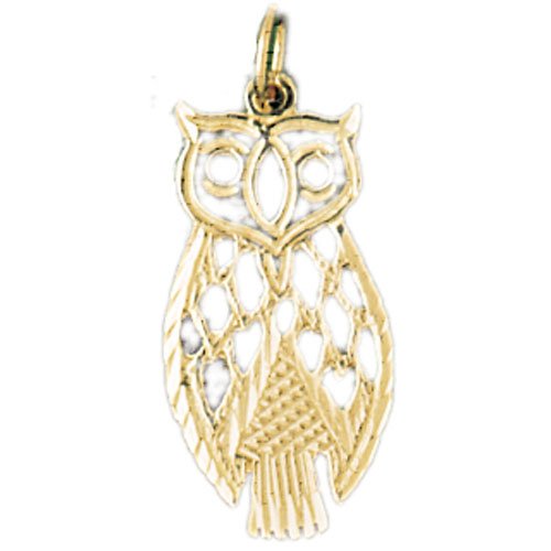 14K Gold Pendant Owl Style 1.5 - Gram(s)