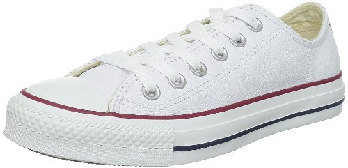 Converse  Chuck Taylor Core Lea Ox Unisex-Adult Trainers  White Weiß (Blanc) Size: 39 EU