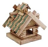 Eigenschaften Avalon 3200 CANADA / Avalon 3200 CANADA Holz-Vogelfutterhaus 30x37 cm mit Deko-Vogel