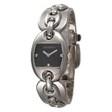 [グッチ]GUCCI 腕時計 マリナチェーン 121SM ブラック SS 3Pダイヤ YA...