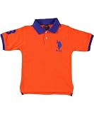 U.S. Polo Assn. Boys 2-7 Solid Polo With Contrasting Collar