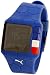 Puma Champion France Blue Rubber Strap With LCD Dial Watch