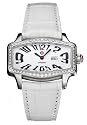 Michele Women's Coquette Retro Diamond Leather Watch #MWW08C000001