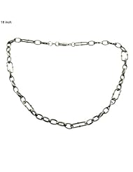 18Inch Sterling Silver Chain Necklace Fashion Jewelry