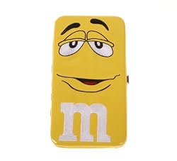 M&M's Printed M&M Ladies MM Yellow Hinge Wallet