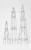 Eigenschaften Star 123.310 / Star 123310 Eisen-Rank-Obelisk 90 cm matt dunkelgrau, 20x20 cm