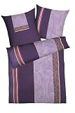 Kaeppel G-100106-05A1-VASH Bettw&auml;sche Flow 2-teilig 140 x 200 cm satin, Farbe: lila