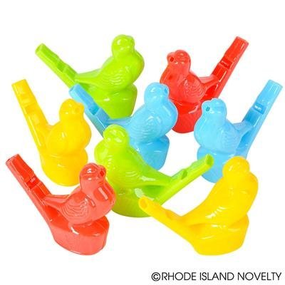 Warbling Bird Whistles, School Party Pack of 24.