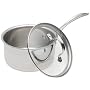 Calphalon Tri-Ply Stainless 2-1/2-Quart Saucepan with Glass Lid