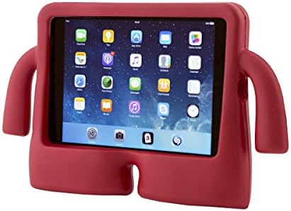 iPad Mini Case for Kids - A Shockproof and Durable Protective Case for an Apple iPad Mini 1/2/3/4 which is Free-Standing and has Carrying Handles and is Child Safe (Red)